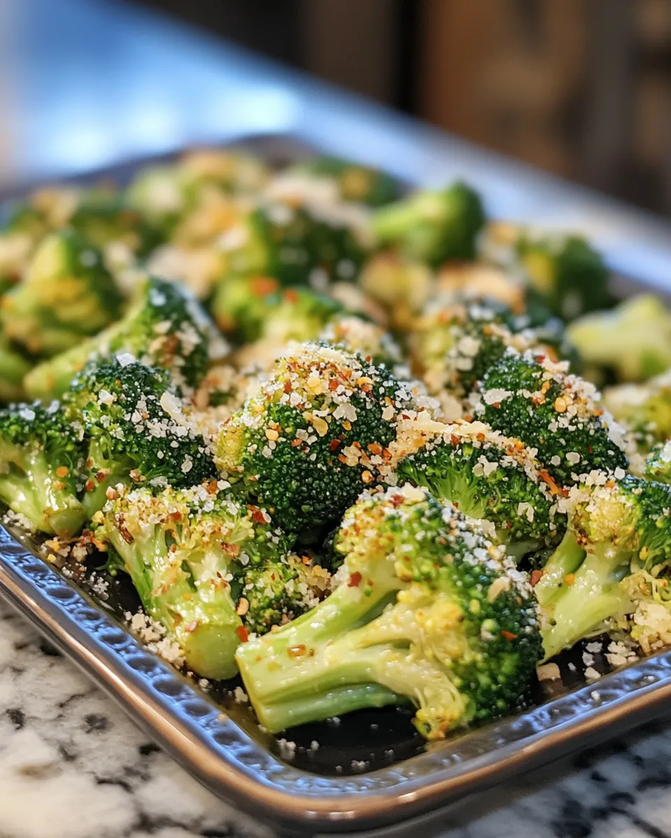 Parmesan Roasted Broccoli Recipe