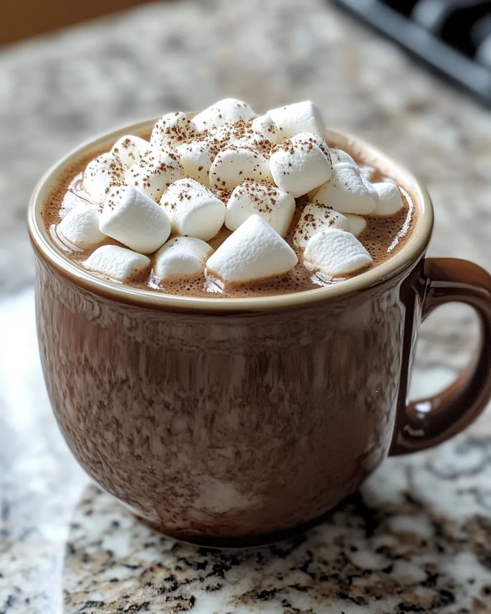Crockpot Marshmallow Hot Cocoa Recipe