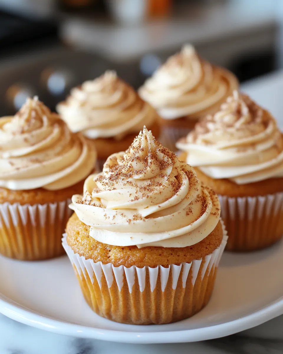 Harvest Pumpkin Spice Cupcakes Recipe