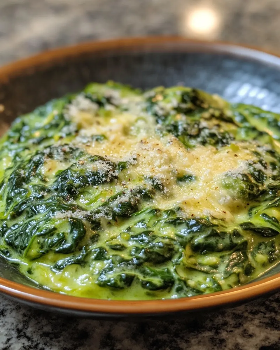 Creamed Spinach Recipe