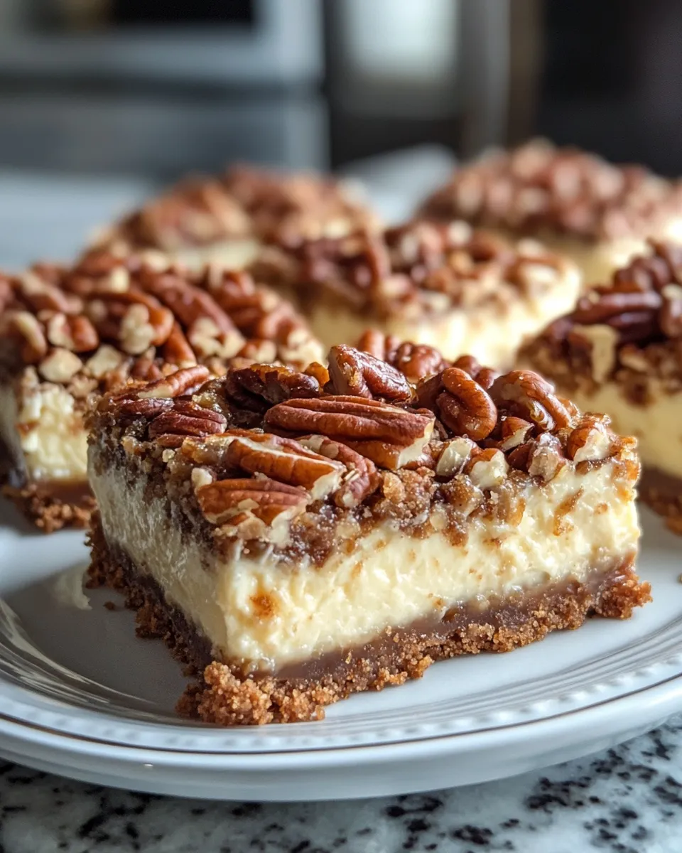 Pecan Pie Cheesecake Bars Recipe