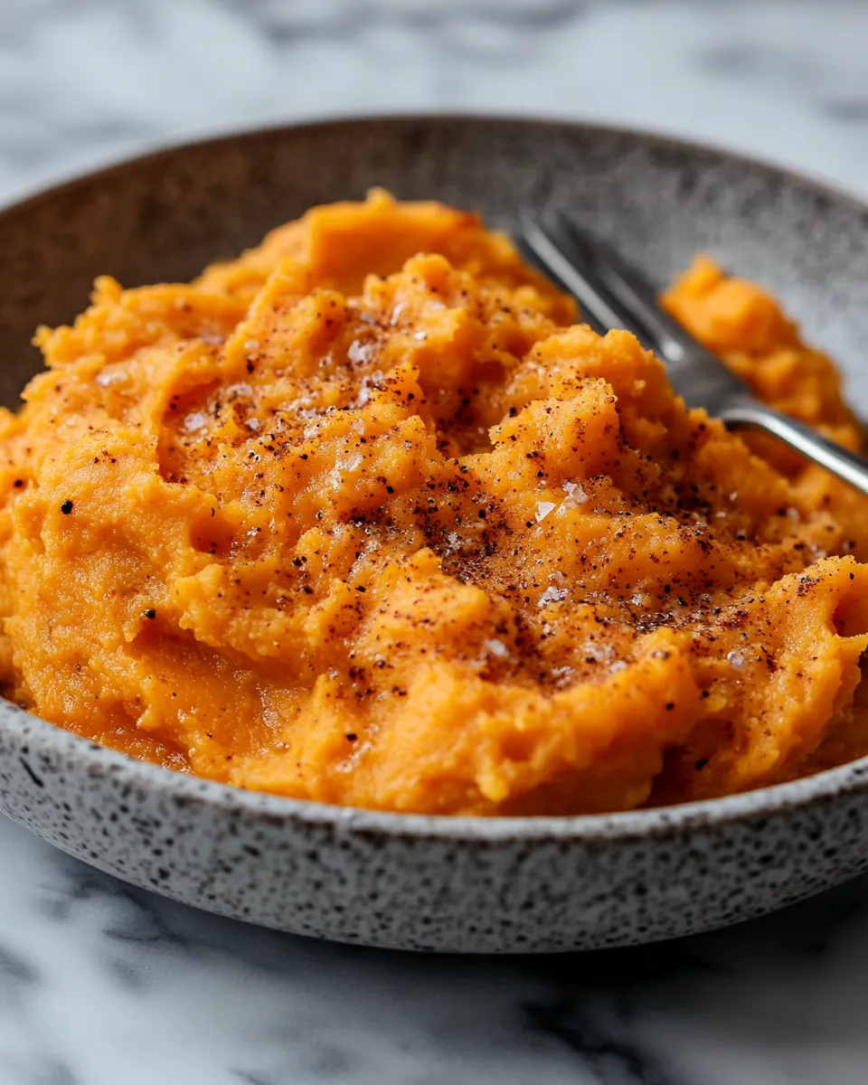 Maple Cinnamon Sweet Potato Smash Recipe