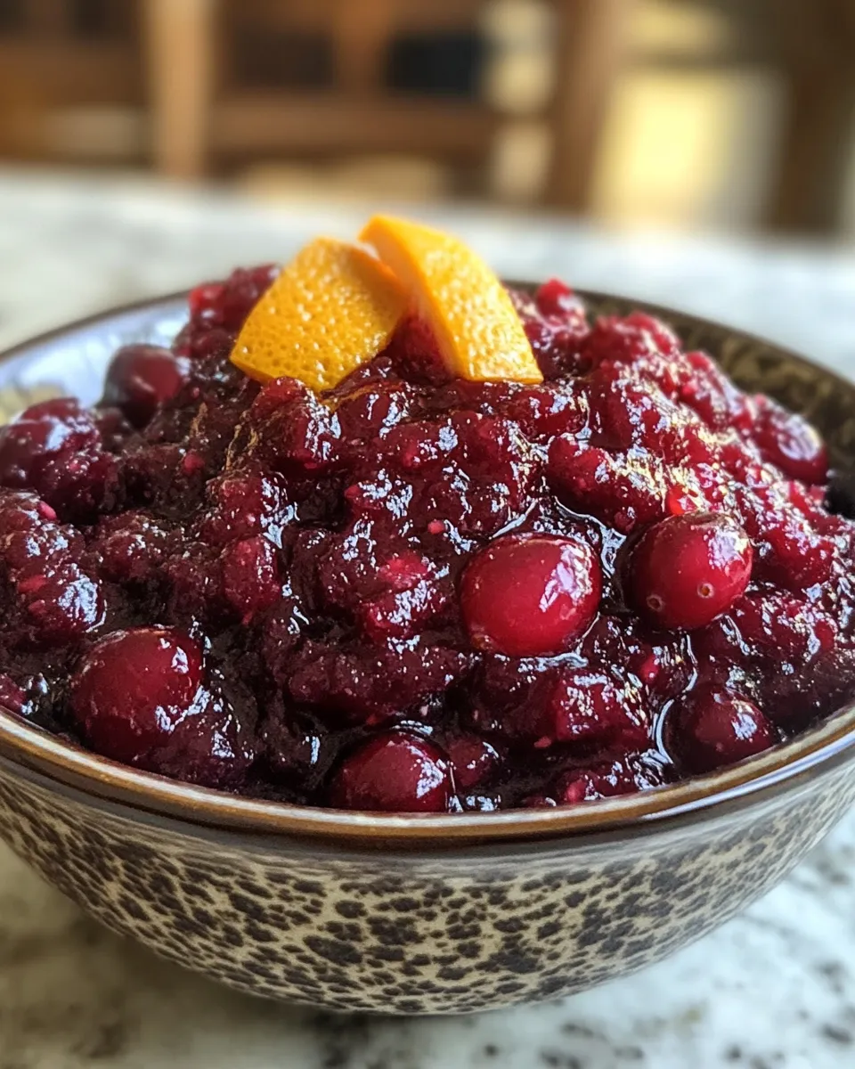 Cranberry Sauce Recipe