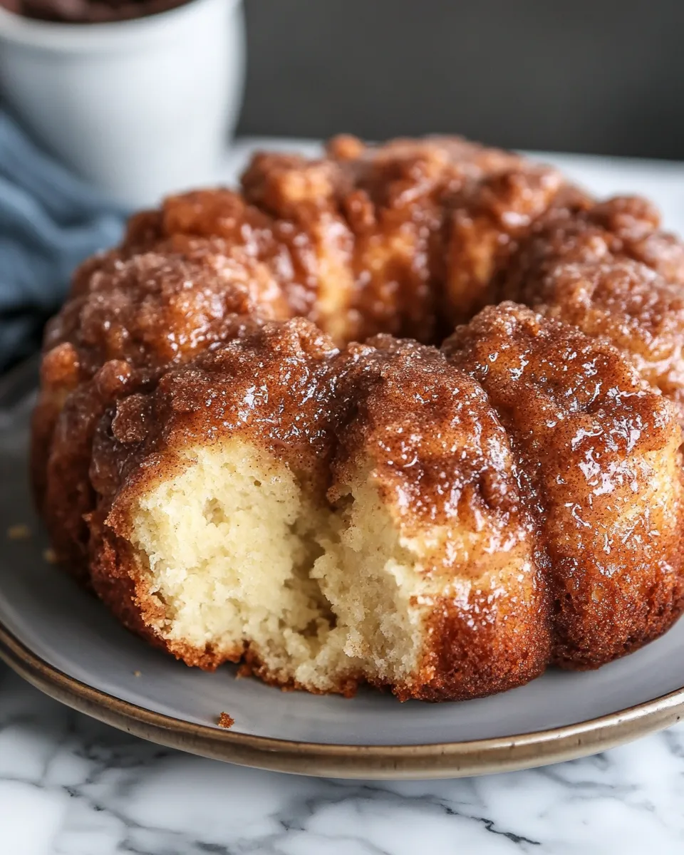Easy Classic Cinnamon Sugar Monkey Bread for Breakfast