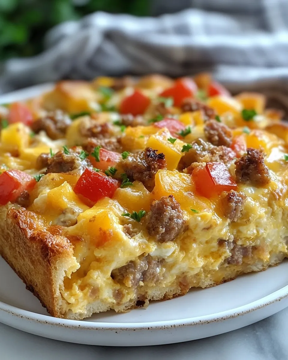 Savory Crack Breakfast Casserole