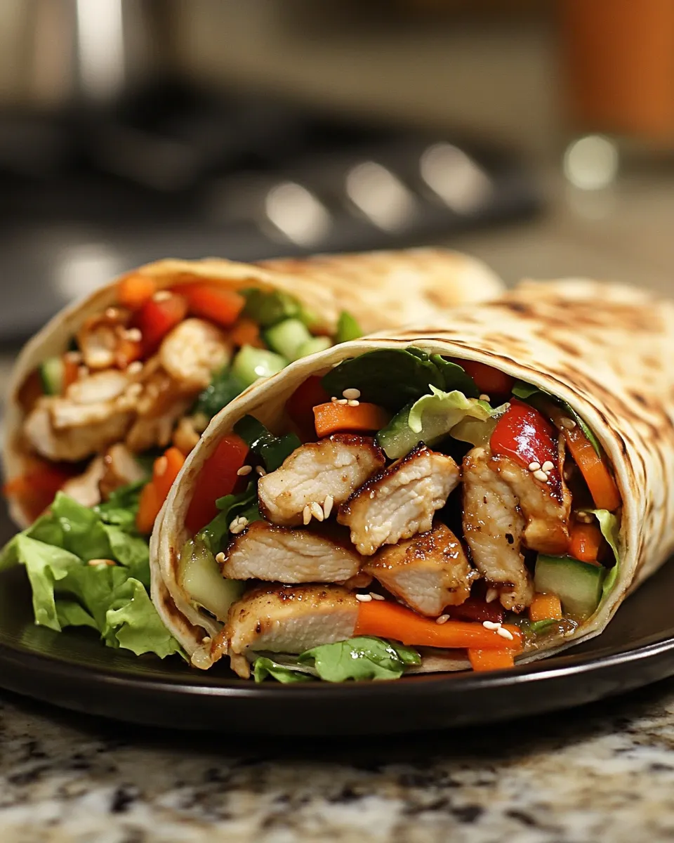 Homemade Teriyaki Chicken Wrap Recipe Everyone Will Love