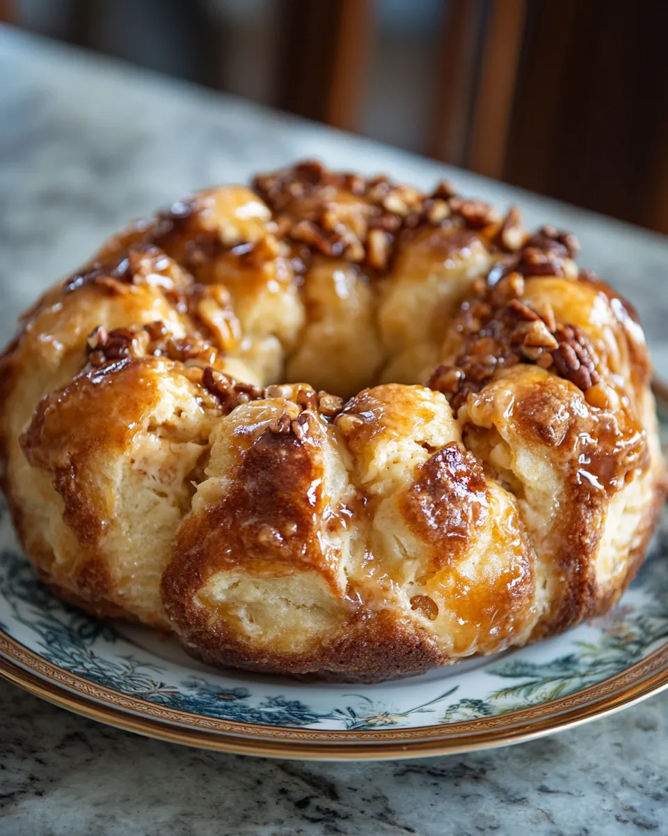 The Best Cream Cheese Stuffed Monkey Bread Ever