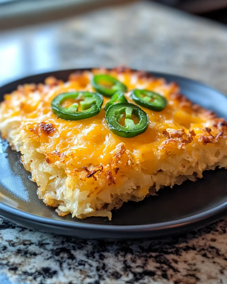 Cheddar & Jalapeño Hashbrown Bake Everyone Will Love