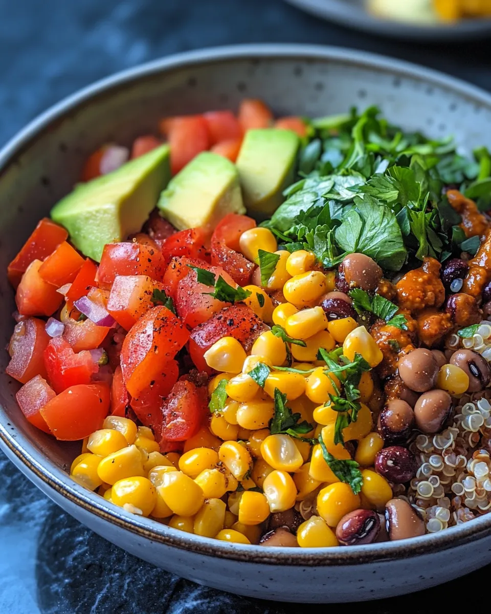 Spicy Cajun Black-Eyed Pea Grain Bowl Everyone Will Love
