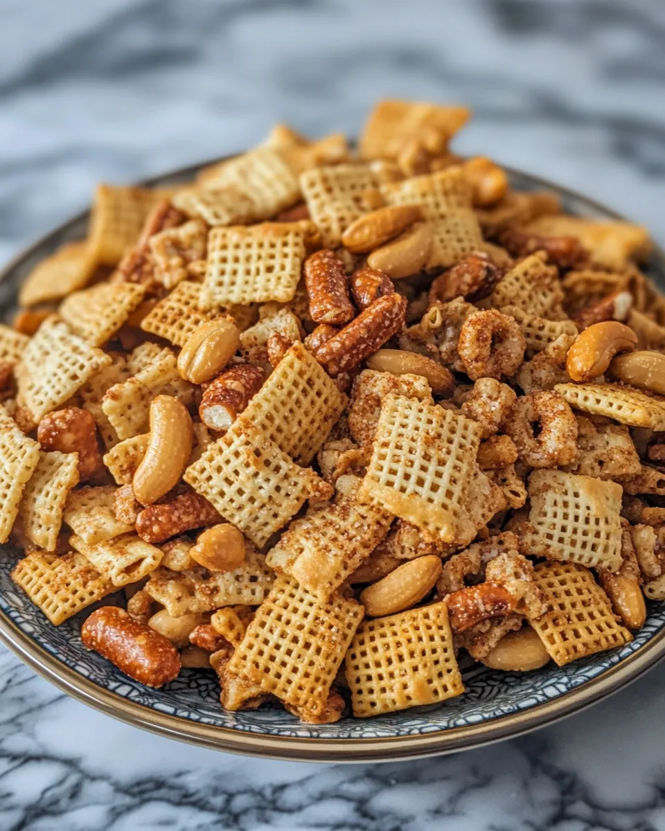 The Best Cajun Kick Chex Mix Ever