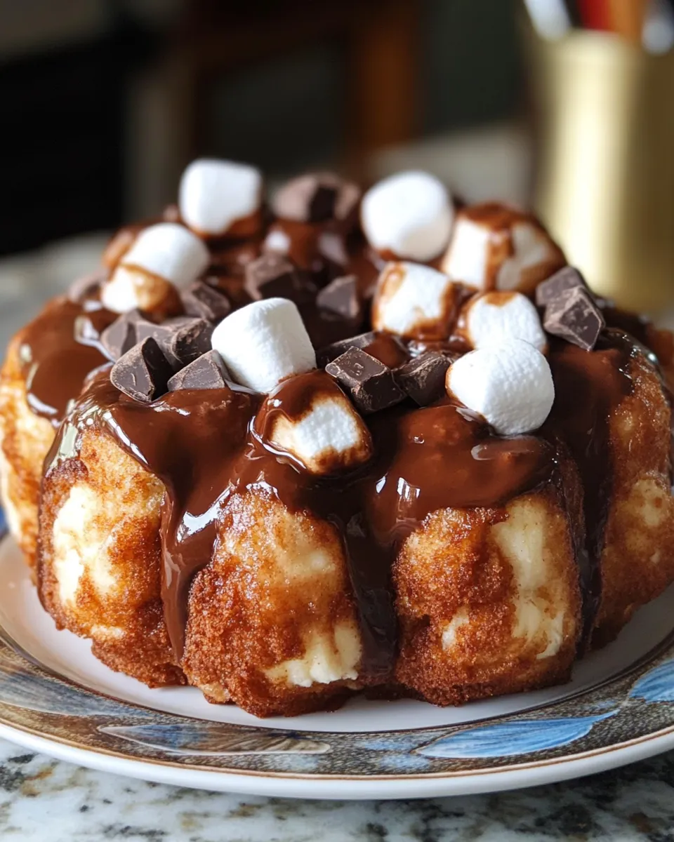 Irresistible Stuffed Hot Chocolate Monkey Bread for Cozy Mornings