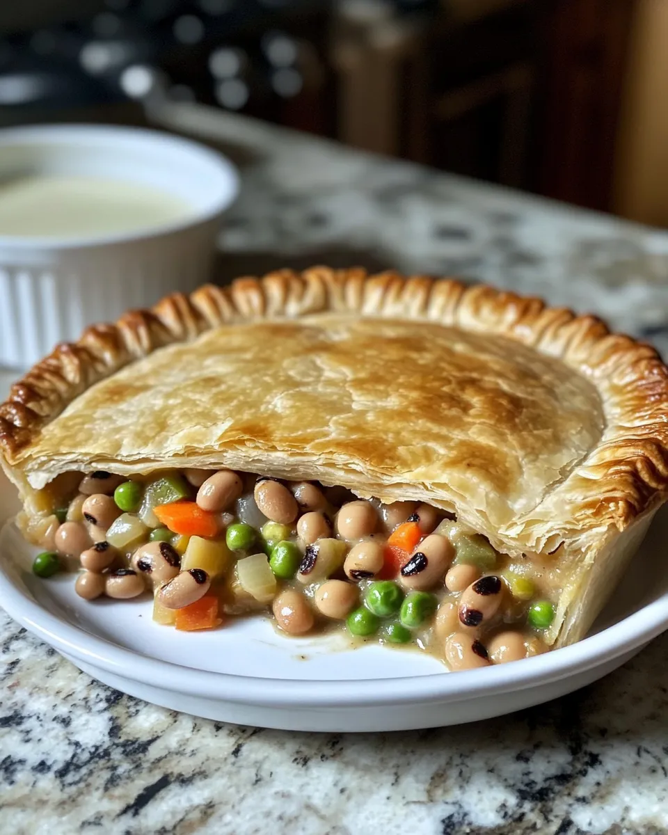 Cozy & Flavorful Black-Eyed Pea Pot Pie