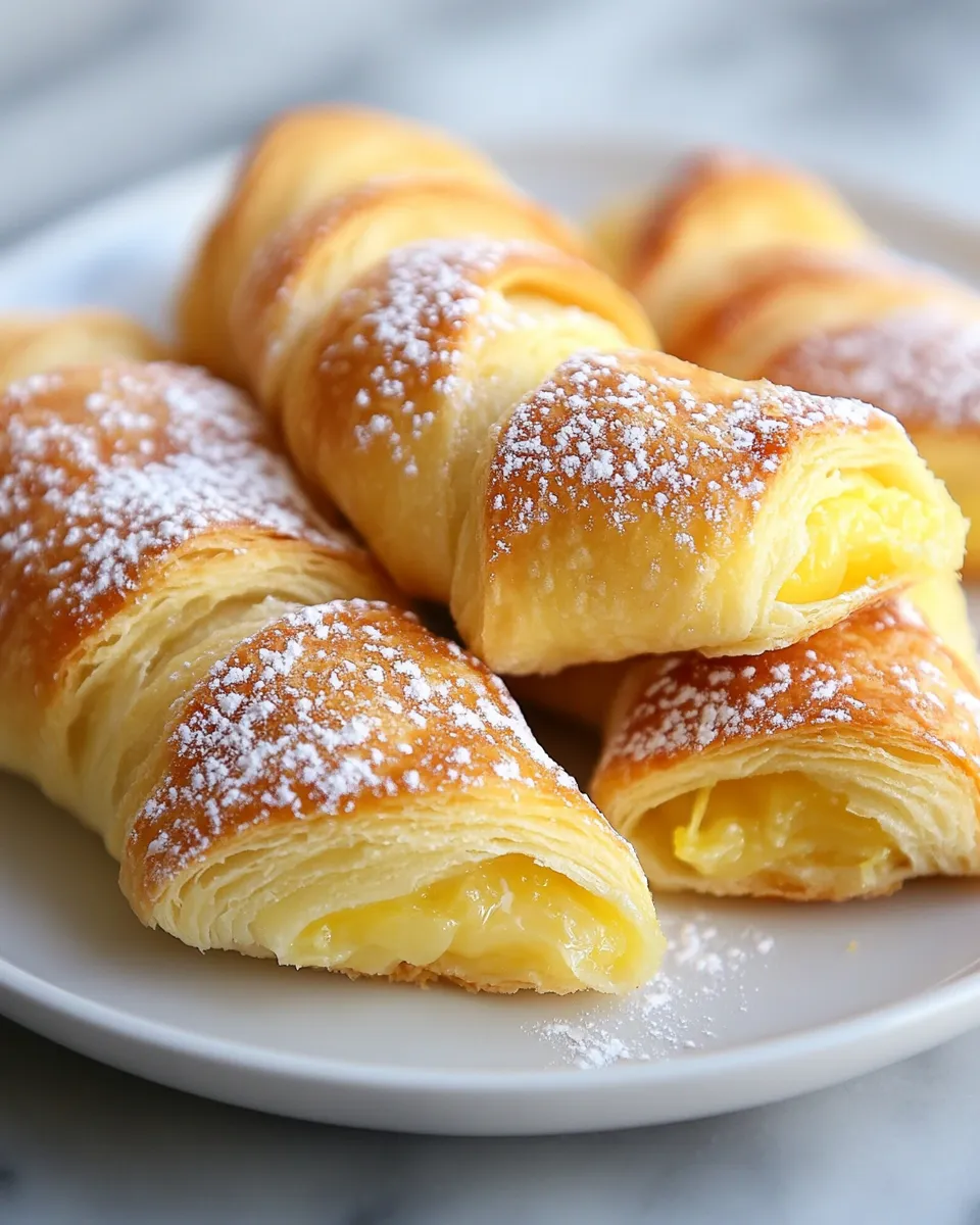 Soft & Flaky Lemon Zest Crescents for Any Occasion