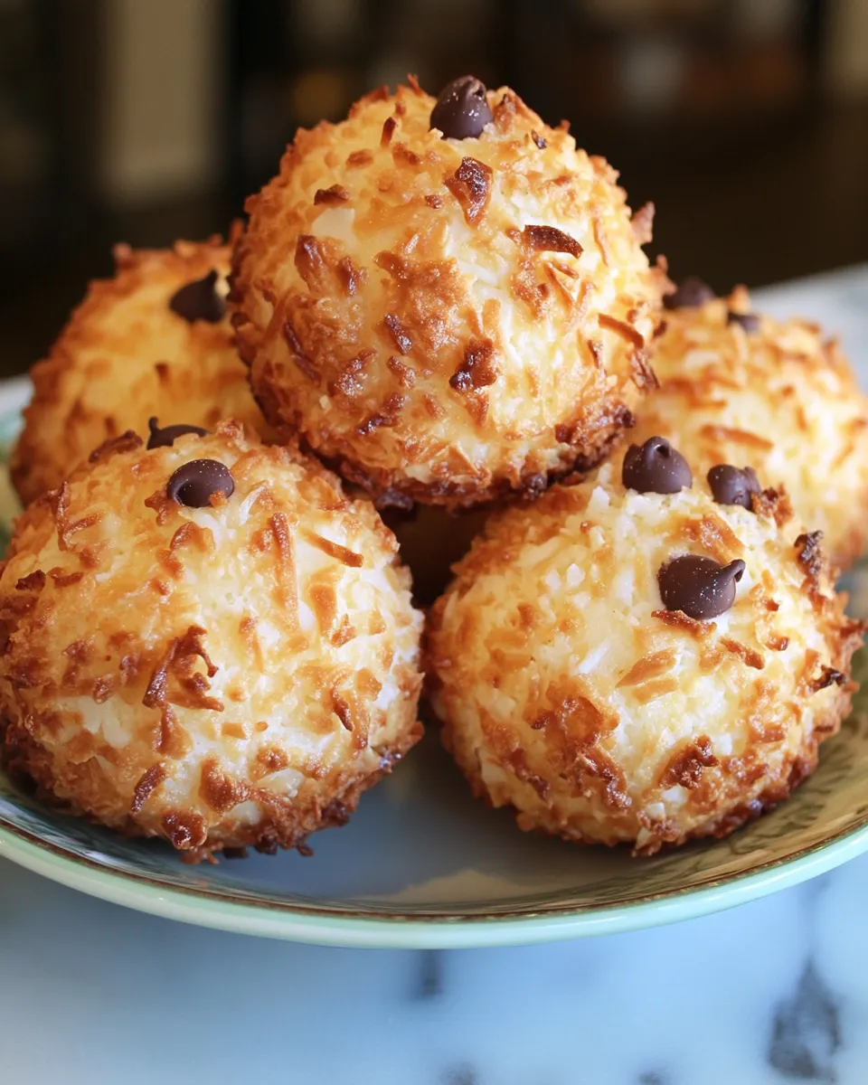 Homemade Coconut Macaroon Italiano