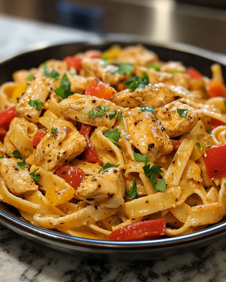 Hearty Creamy Cajun Chicken Pasta at Home