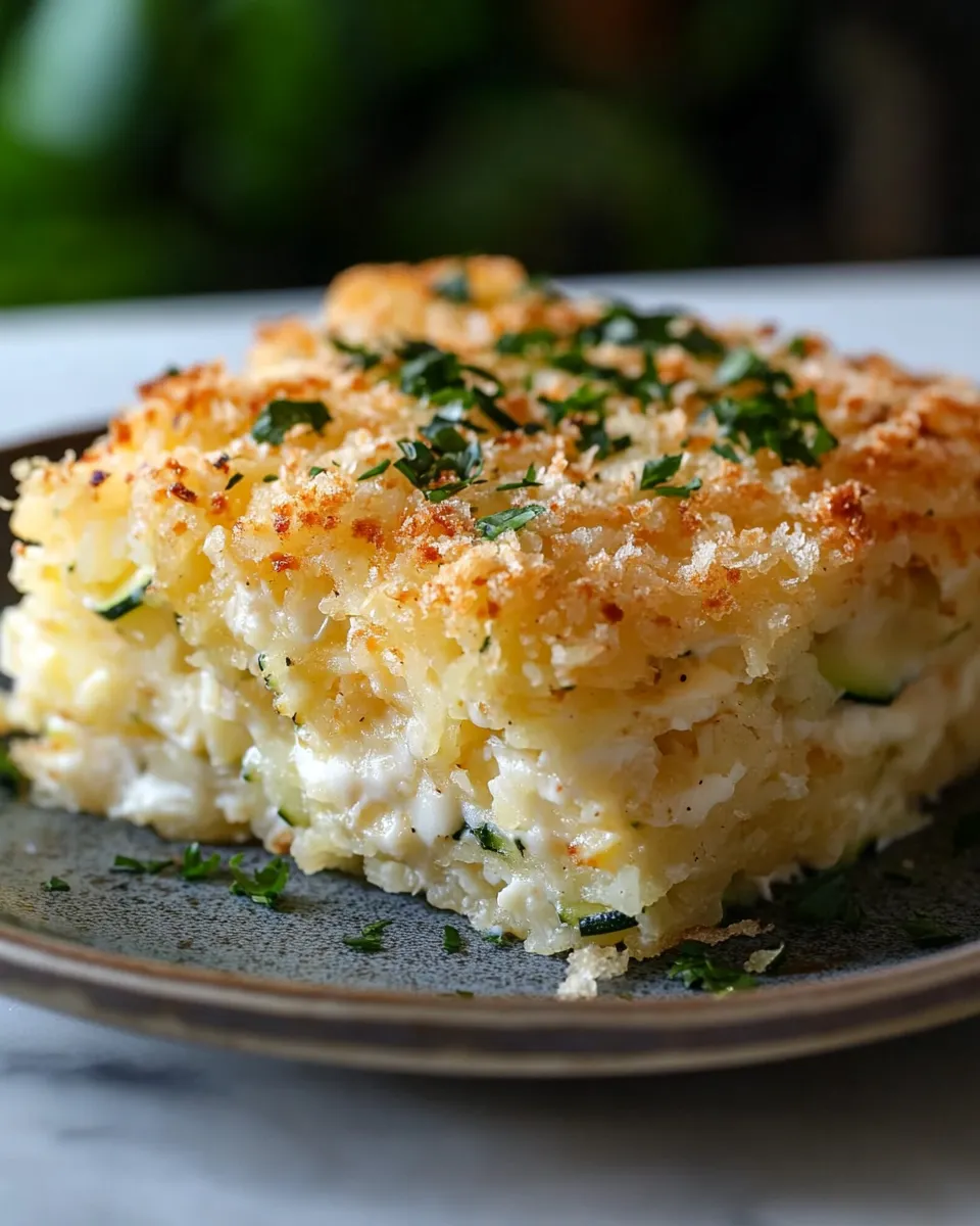 The Best Zucchini & Parmesan Hashbrown Casserole Ever