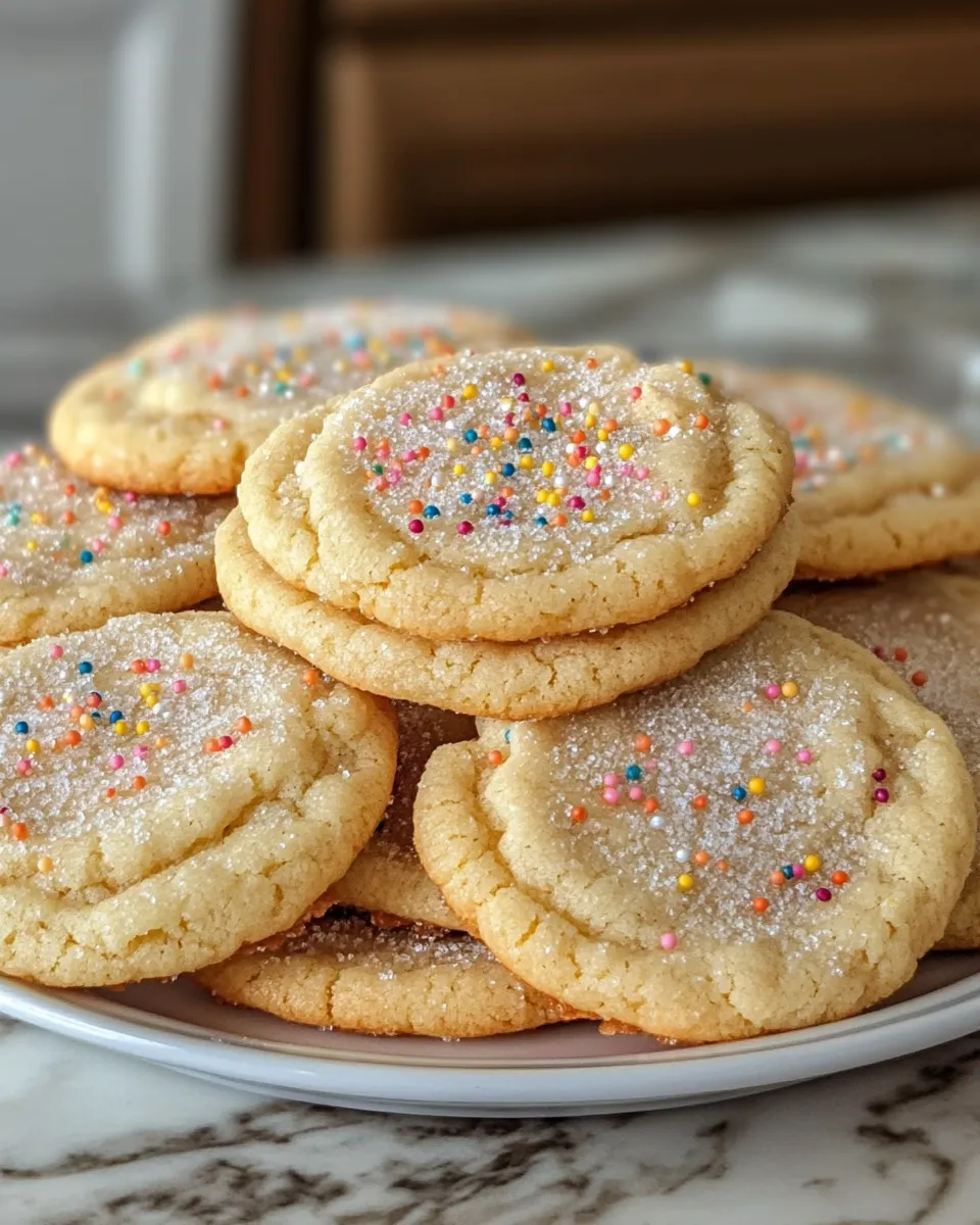 Easy Homemade Bakery-Style Sugar Cookies