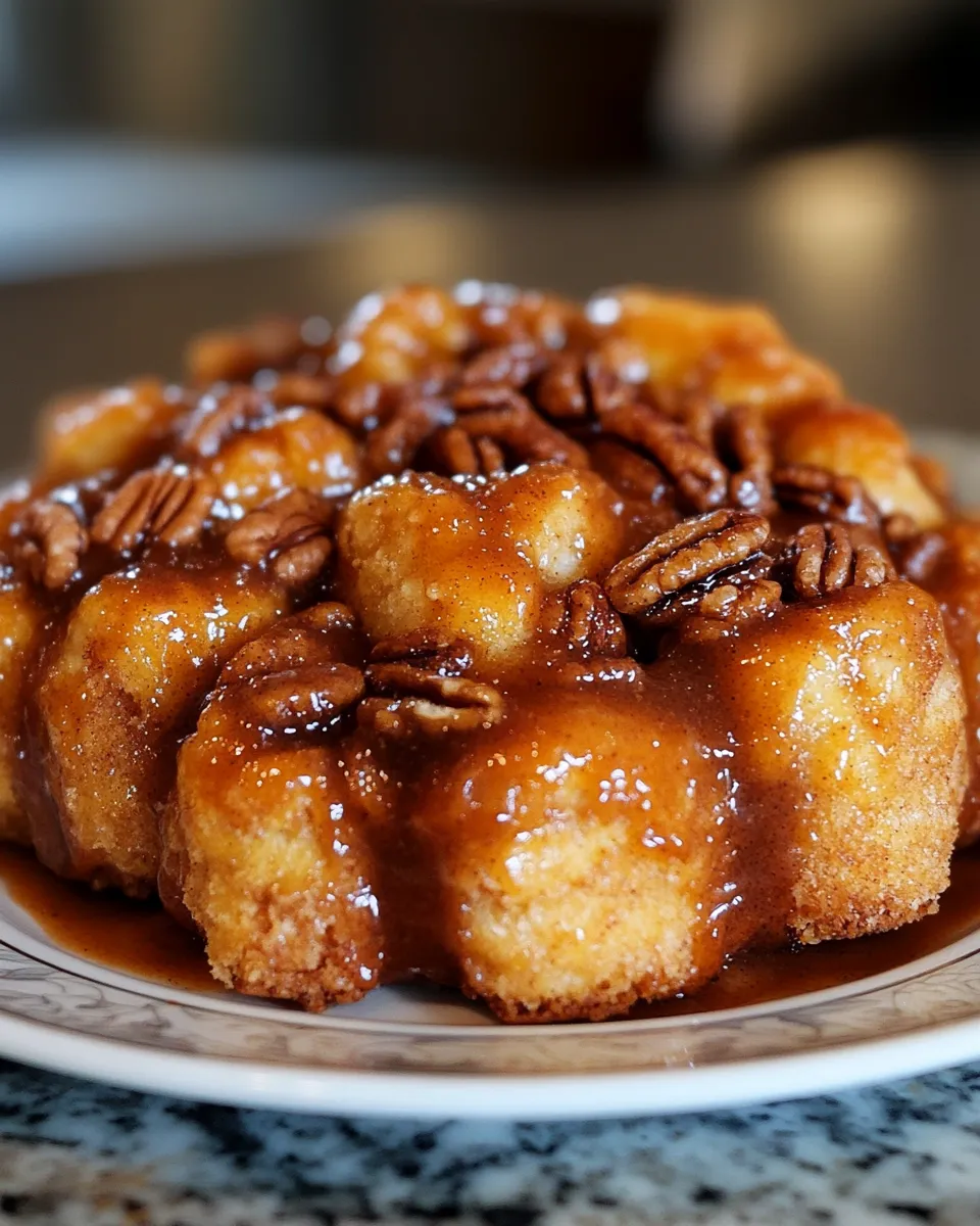 Sticky & Delicious Monkey Bread Made with Canned Biscuits