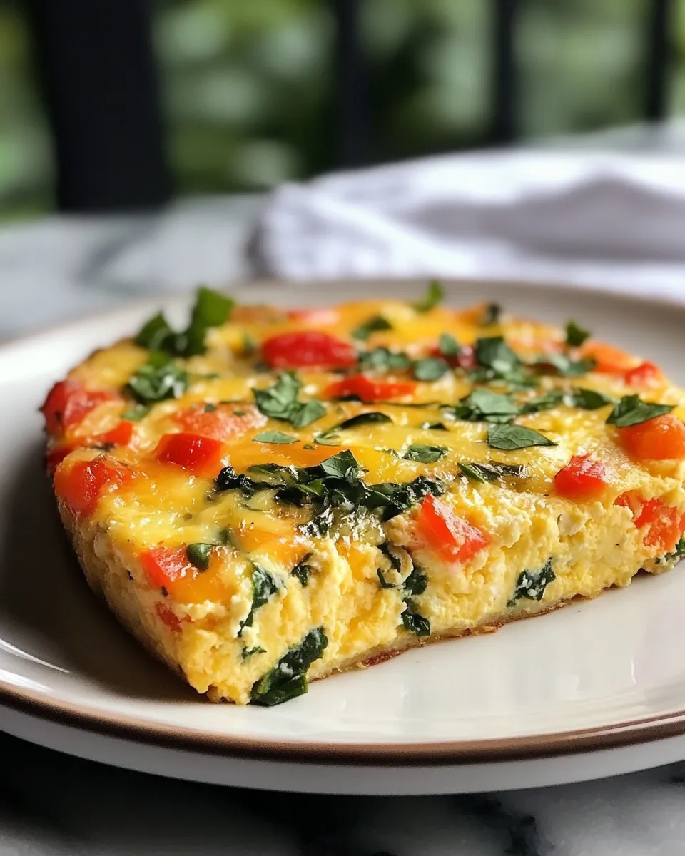 High-Protein Cottage Cheese Egg Casserole