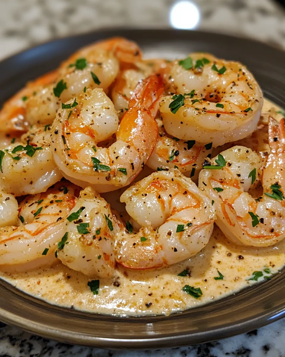 Quick Creamy Garlic Shrimp Recipe