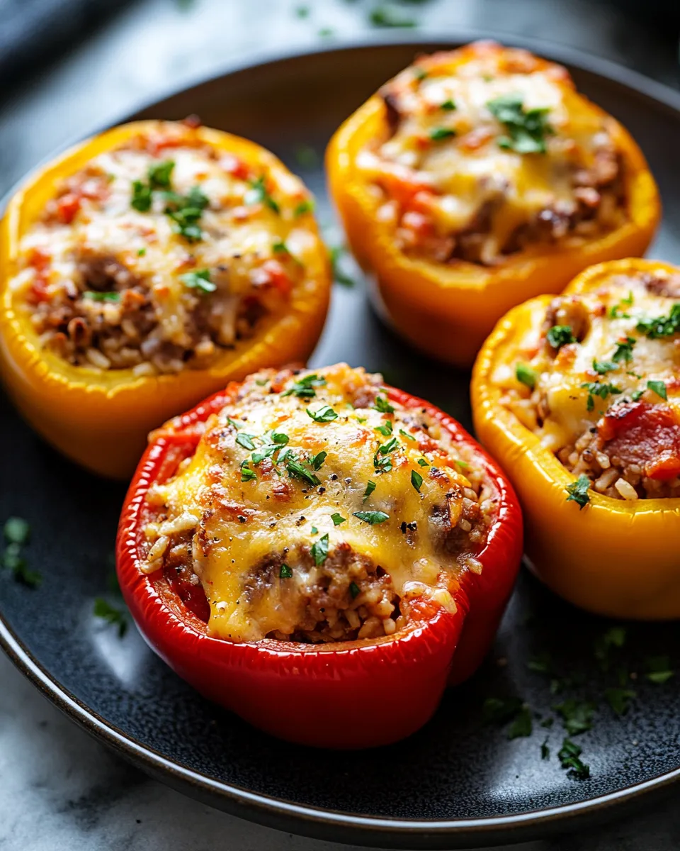 Cheesy Prime Rib Stuffed Peppers Everyone Will Love