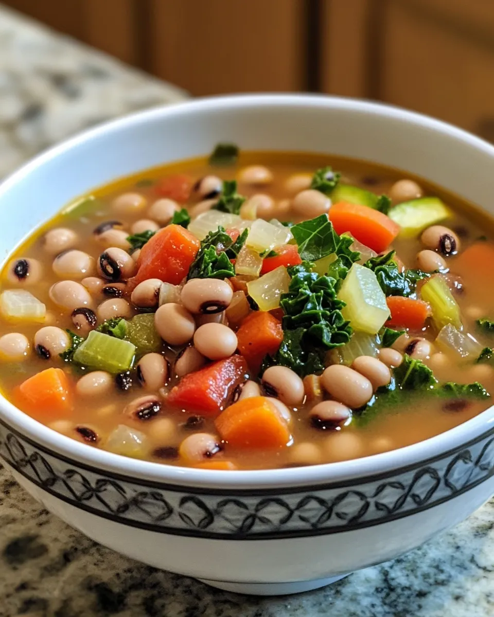 Hearty Black-Eyed Pea Vegetable Soup Everyone Will Love