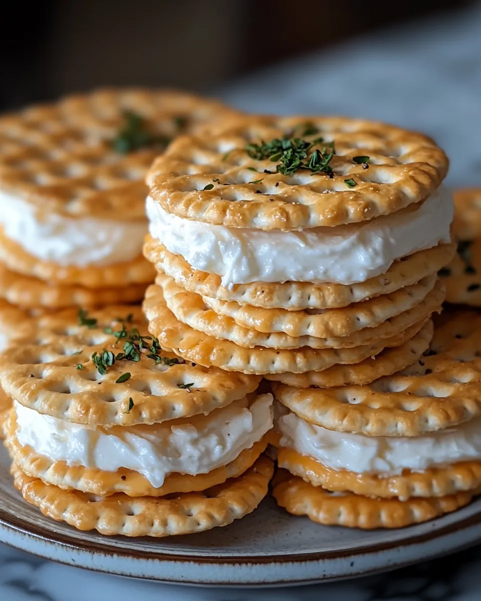 Easy Ritz Cracker Sandwiches Everyone Loves