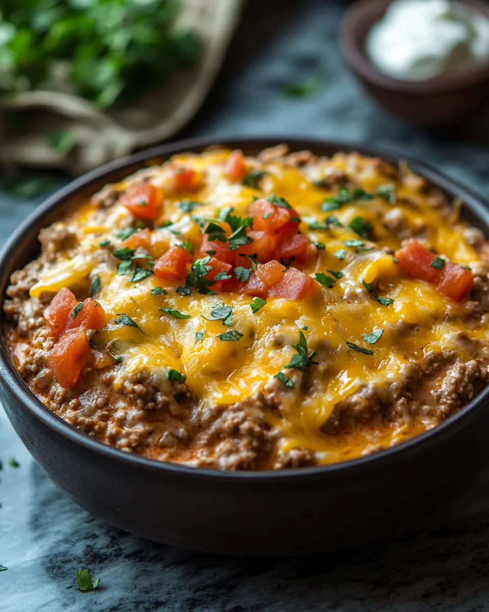 Cheesy Texas Trash Dip Everyone Craves
