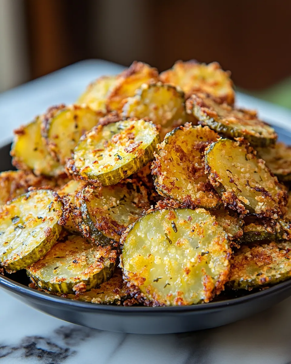 Crunchy Air Fryer Fried Pickles That Beat the Bar