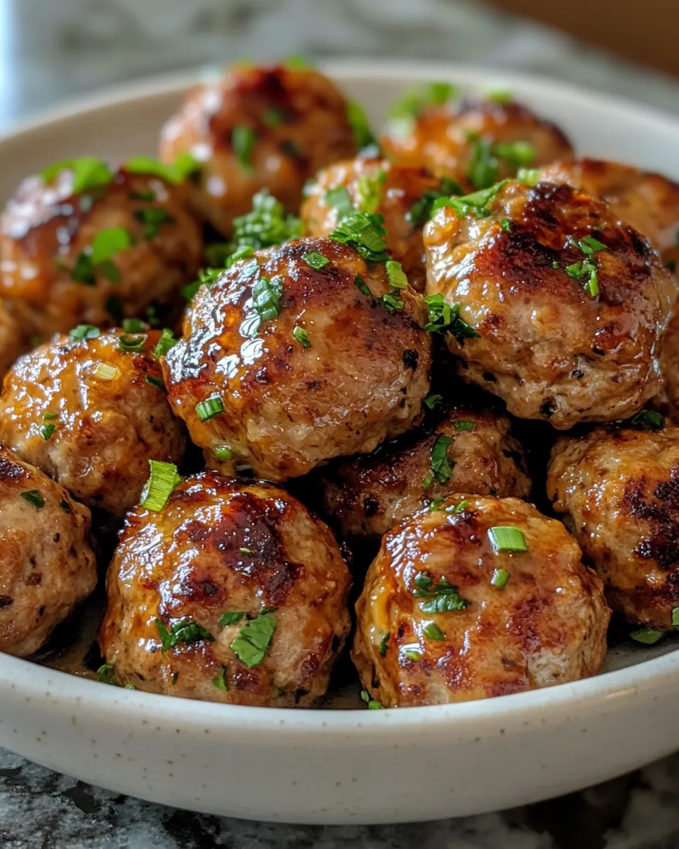 Juicy Honey Garlic Turkey Meatballs You’ll Crave