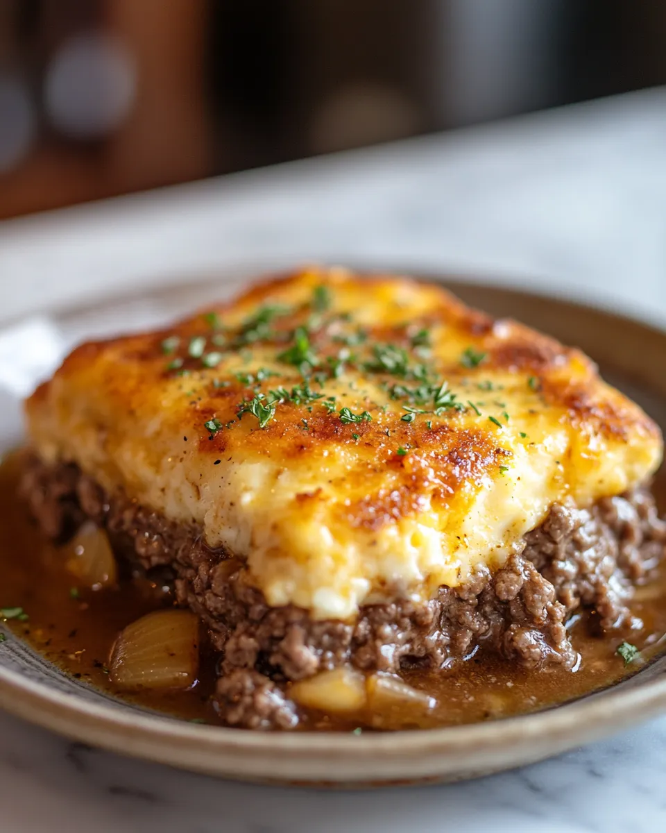 This Amish Hamburger Steak Bake Is Weeknight Magic!