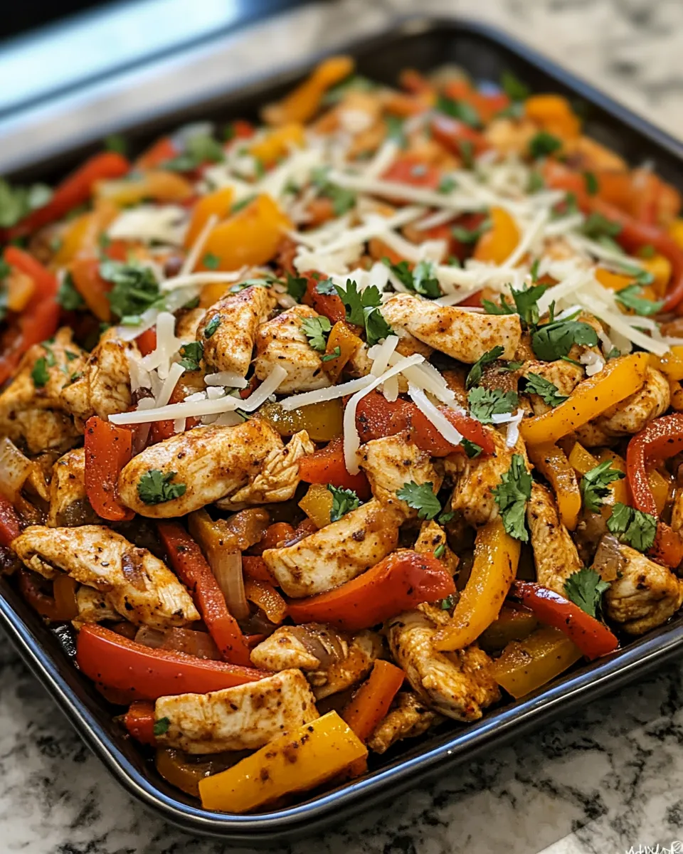 Cheesy Chicken Fajita Casserole Everyone Loves