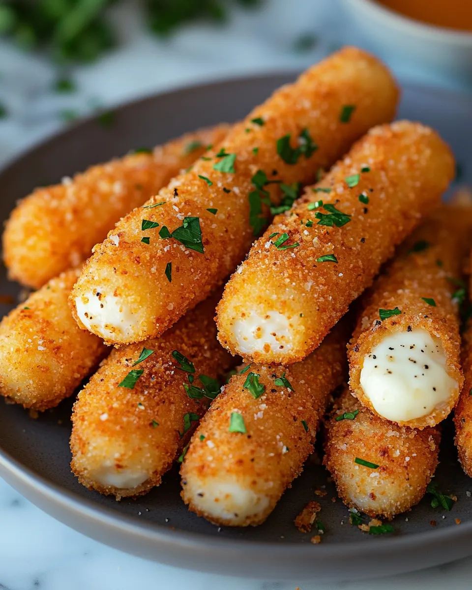 Crispy Air Fryer Mozzarella Sticks Everyone Loves