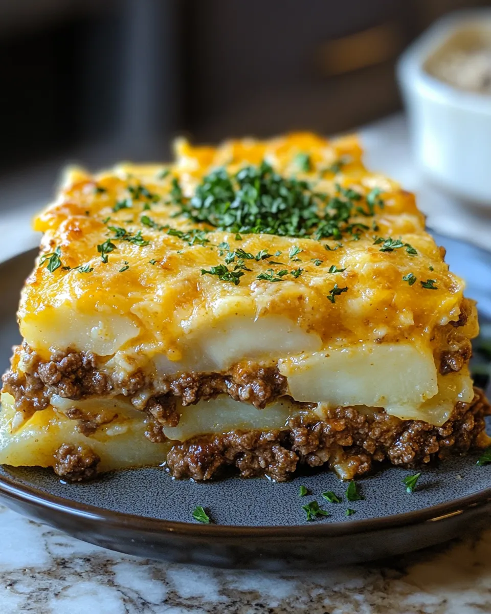 Cheesy Beef and Potato Casserole Is Pure Comfort