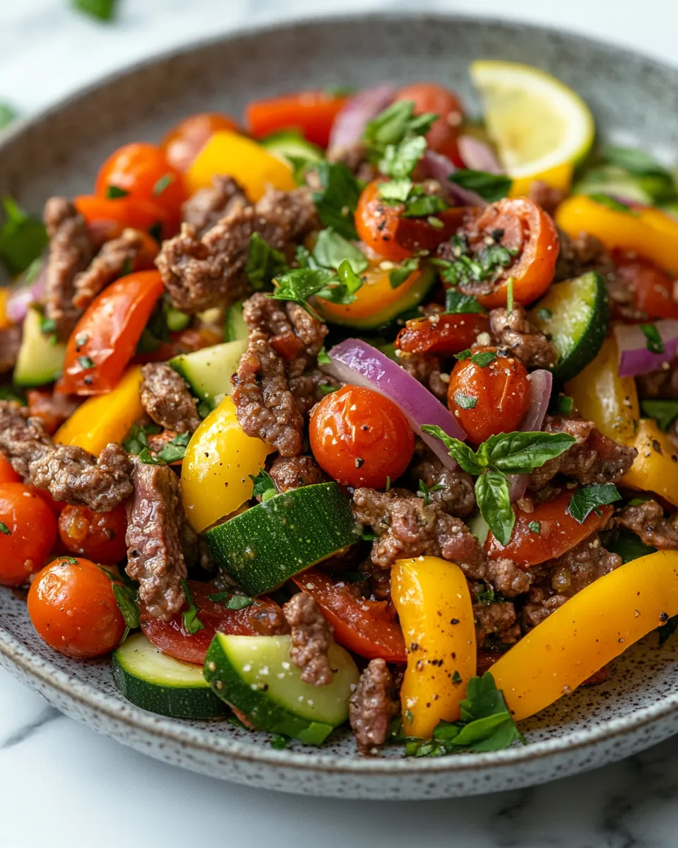 Healthy Mediterranean Beef Stir-Fry for Busy Nights