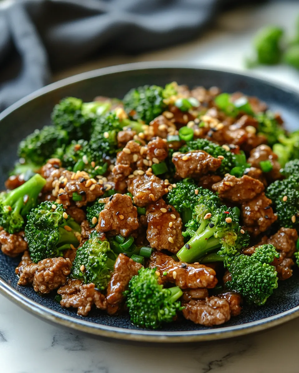 Quick & Easy Honey Garlic Beef & Broccoli Skillet