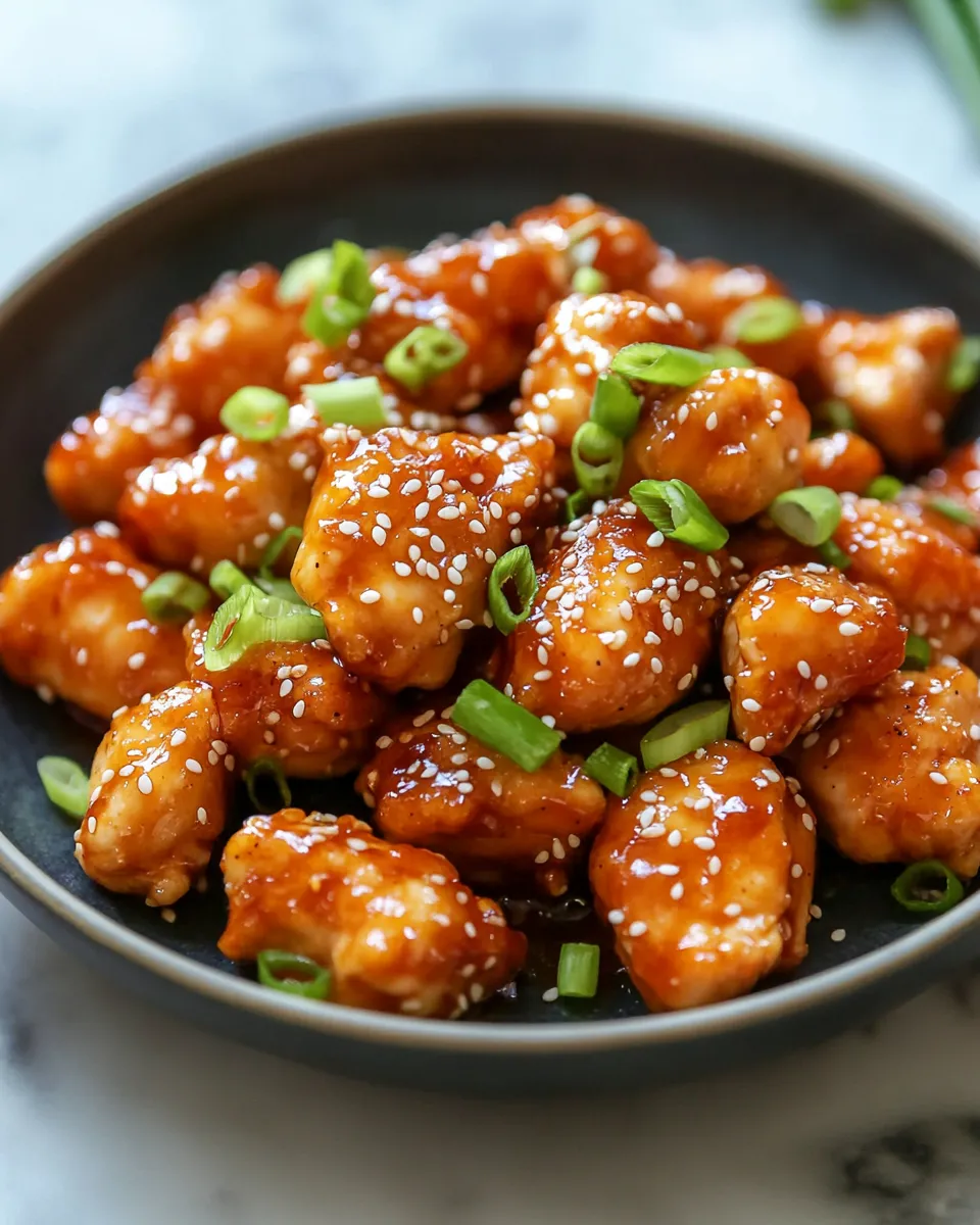 Sesame Chicken Quick and Healthy Meal
