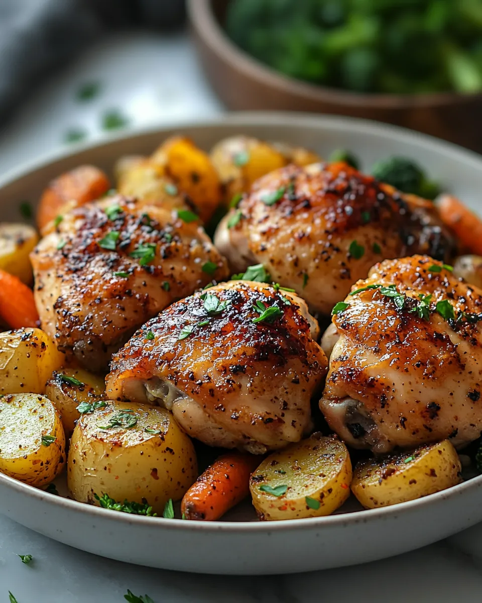 Easy Slow Cooker Garlic Butter Chicken and Veggies Recipe
