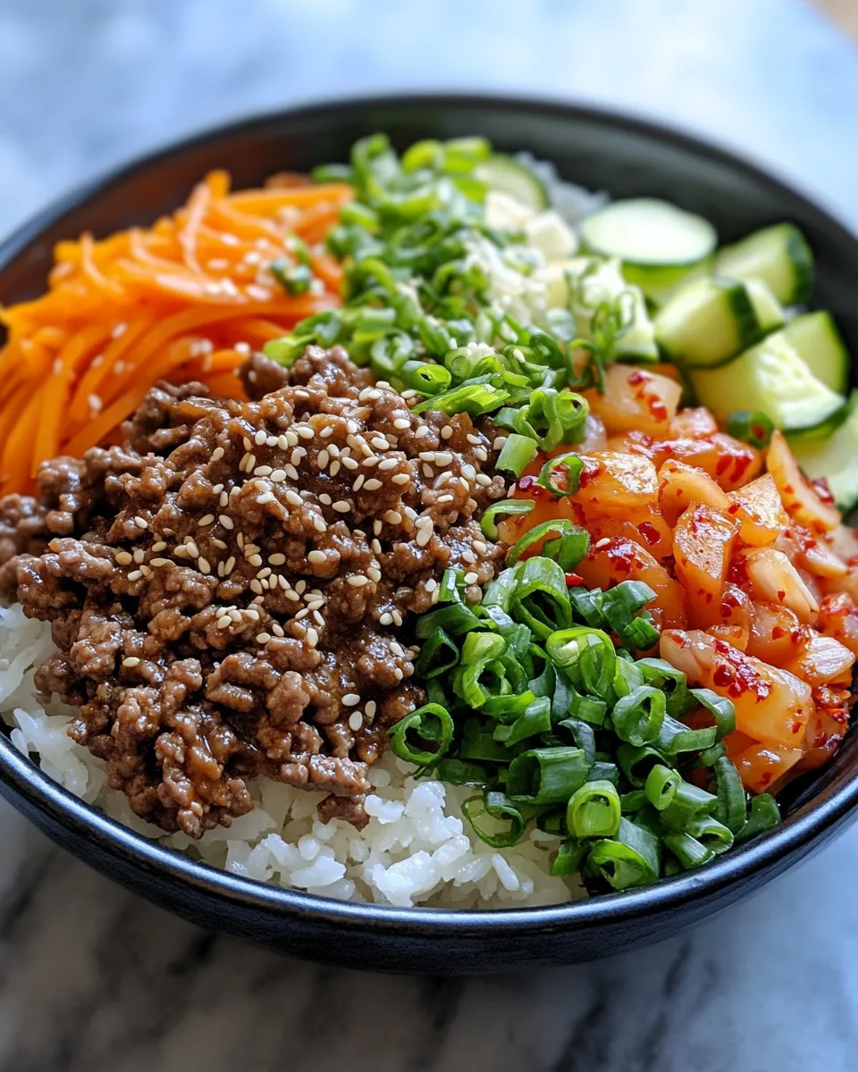 Korean Ground Beef Bowls You’ll Want Every Night!