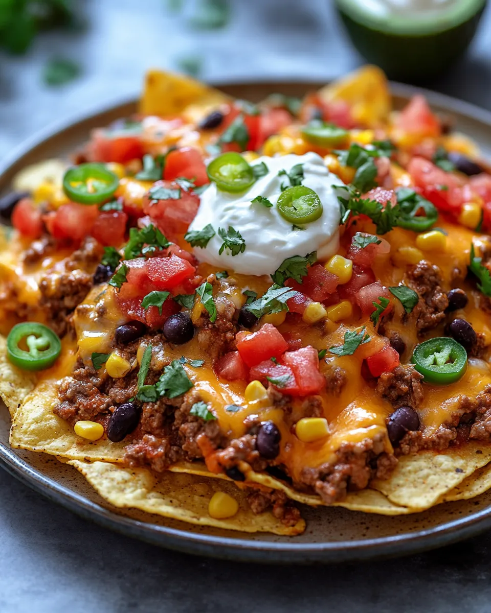 Cheesy Loaded Nachos Everyone Fights Over