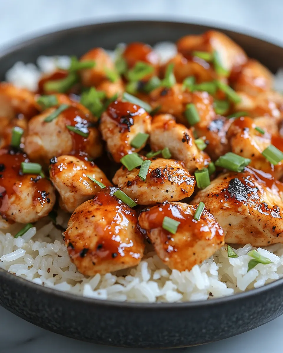Honey BBQ Chicken Rice That Hits Every Craving