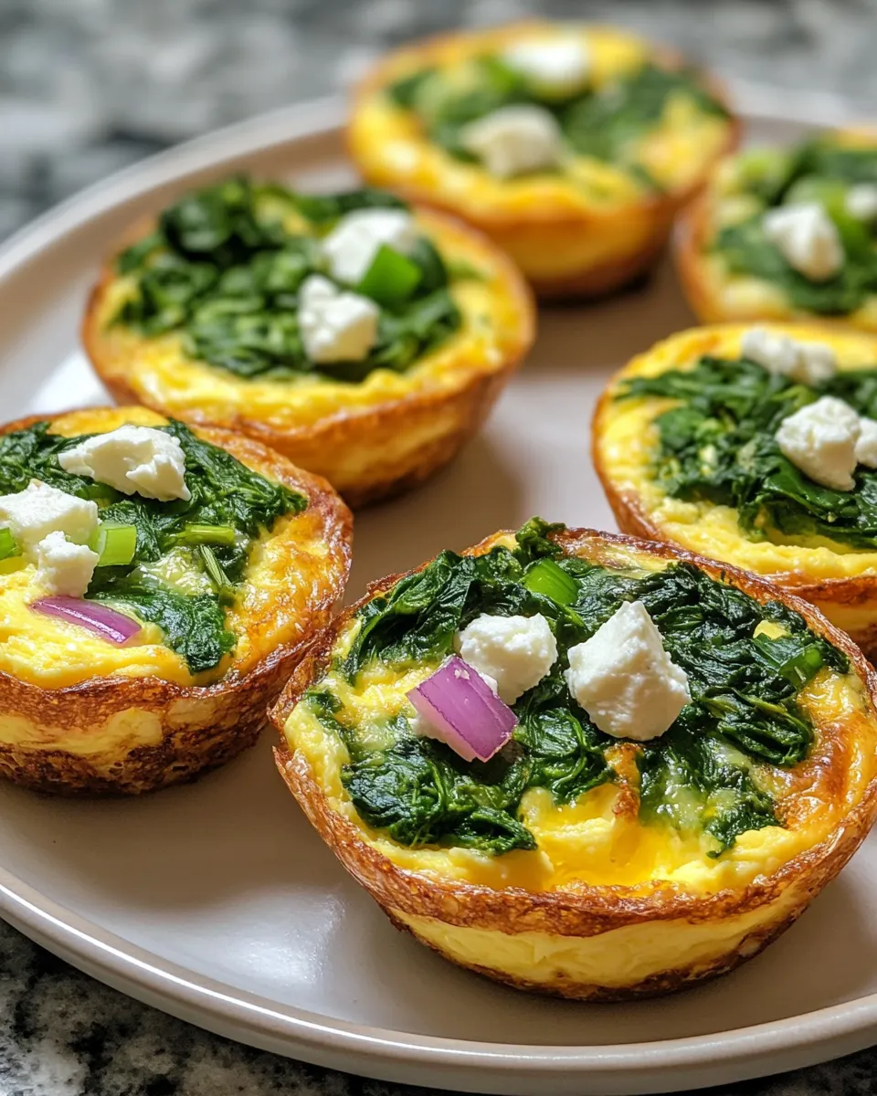 Healthy Egg Muffins with Spinach and Feta You’ll Meal Prep Every Week