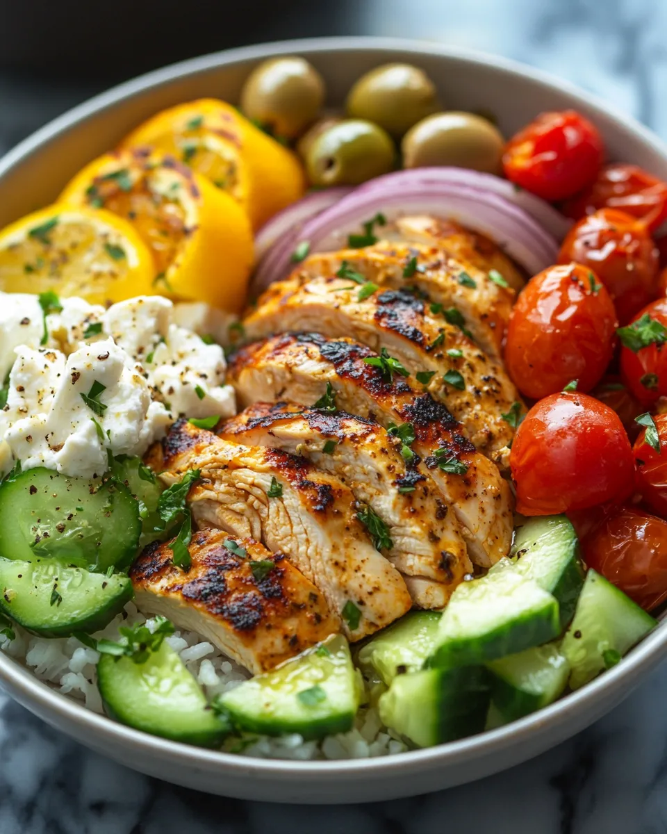Easy Greek Chicken Bowls – A True Weeknight Win