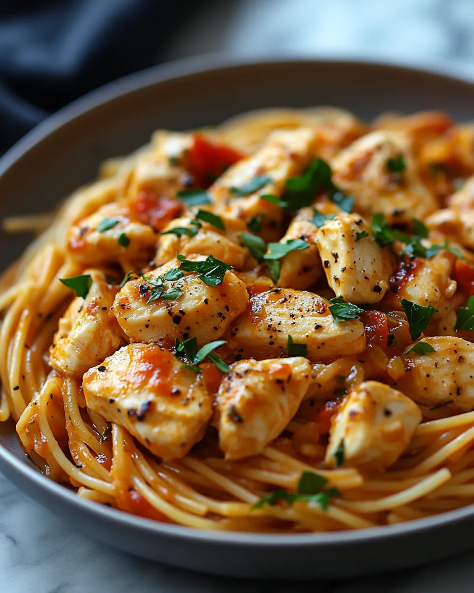 Creamy Chicken One-Pot Spaghetti: Pure Comfort