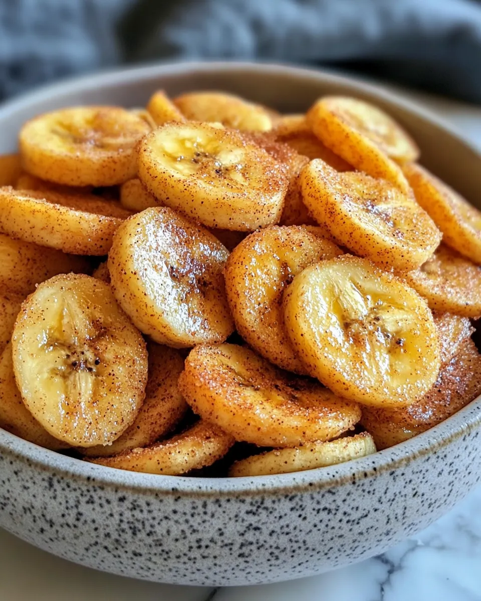 Easy Cinnamon-Sugar Air Fryer Banana Chips That Taste Like Candy