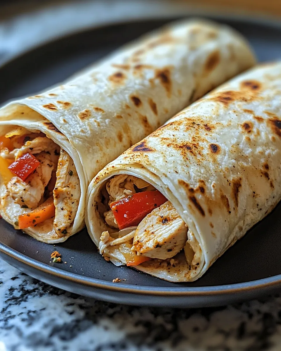 Mouthwatering Air Fryer Chicken & Mozzarella Wraps – A Must-Try Recipe