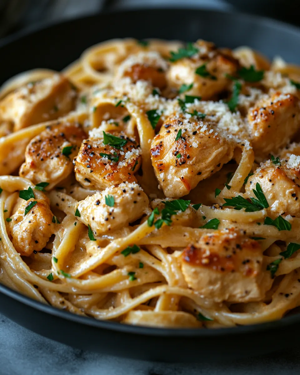 Rich Cowboy Butter Chicken Linguine (Restaurant-Style Vibes)