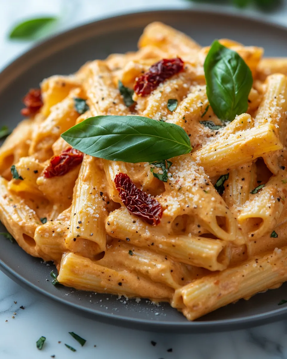 Irresistible Creamy Sun-Dried Tomato Vegan Pasta: Weeknight Comfort Magic