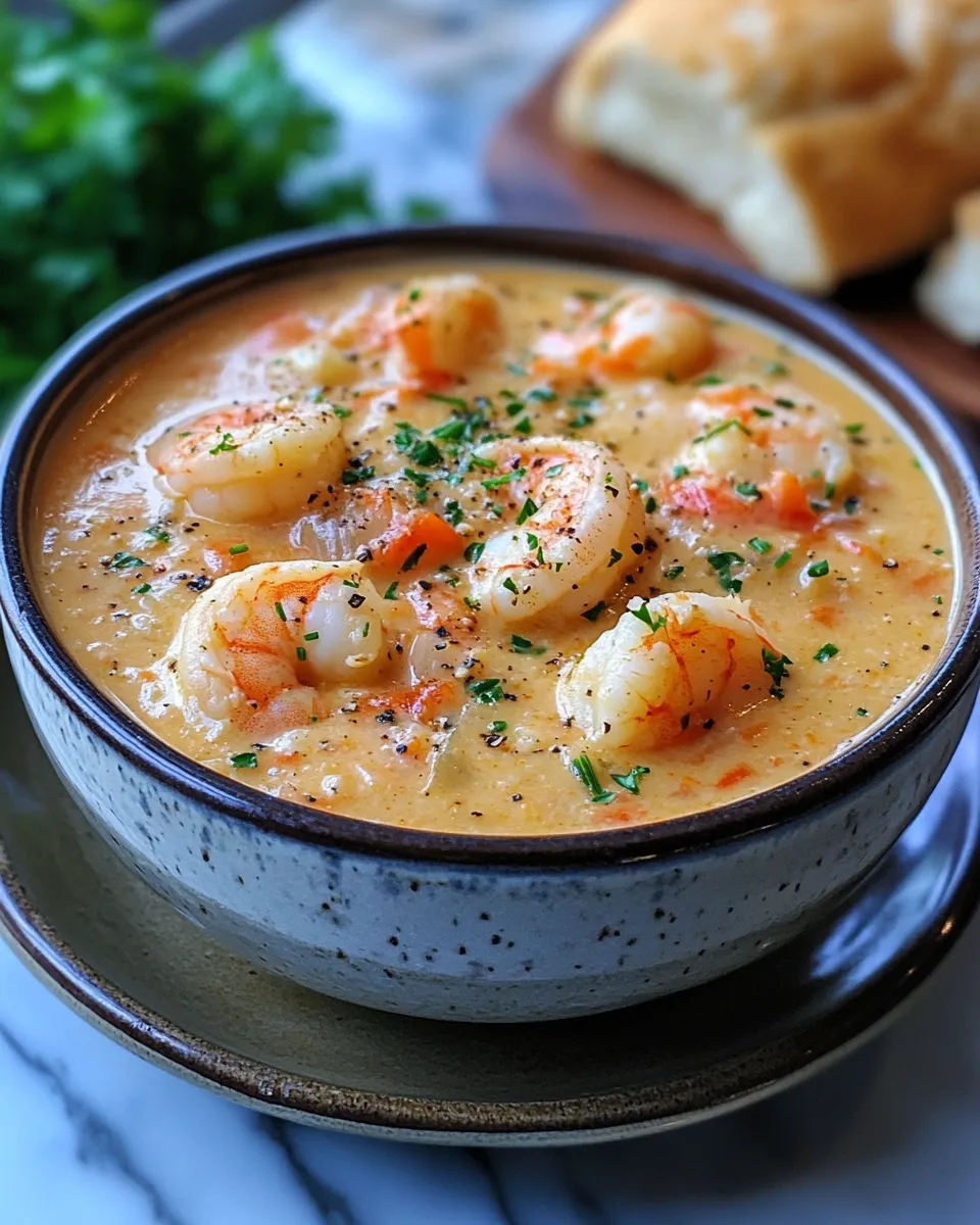 Irresistible Crab and Shrimp Seafood Bisque Creamy Comfort Bowl