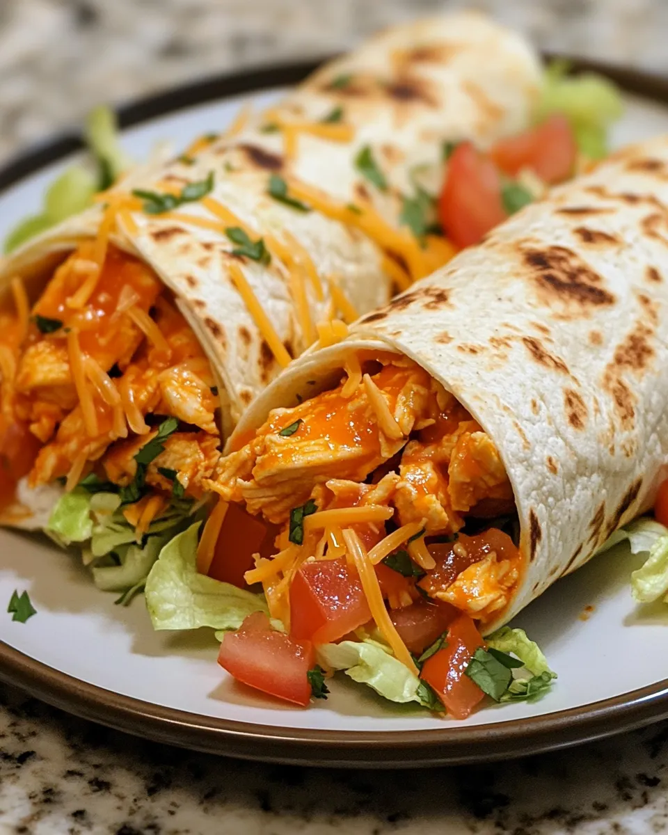 Mouthwatering Spicy Buffalo Chicken Wraps: A Heat Lover’s Dream